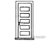 Grandt Line Products 5021 Door -- 30’ Five-Panel W/Frame Detailing Parts