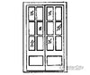 Grandt Line Products 5022 Door -- 6’ 9’ Assay Office Double W/12-Pane Window Detailing Parts