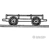 Grandt Line Products 5024 Fairmont Push-Car -- Plastic - Kit Freight Cars