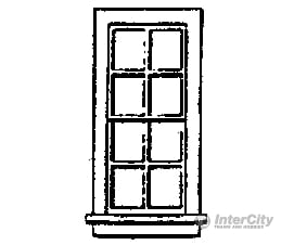 Grandt Line Products 5029 Window -- Double-Hung 8-Pane - Scale 27 X 64’ 68.6 163Cm Pkg(8) Scratch