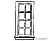Grandt Line Products 5029 Window -- Double-Hung 8-Pane - Scale 27 X 64’ 68.6 163Cm Pkg(8) Scratch