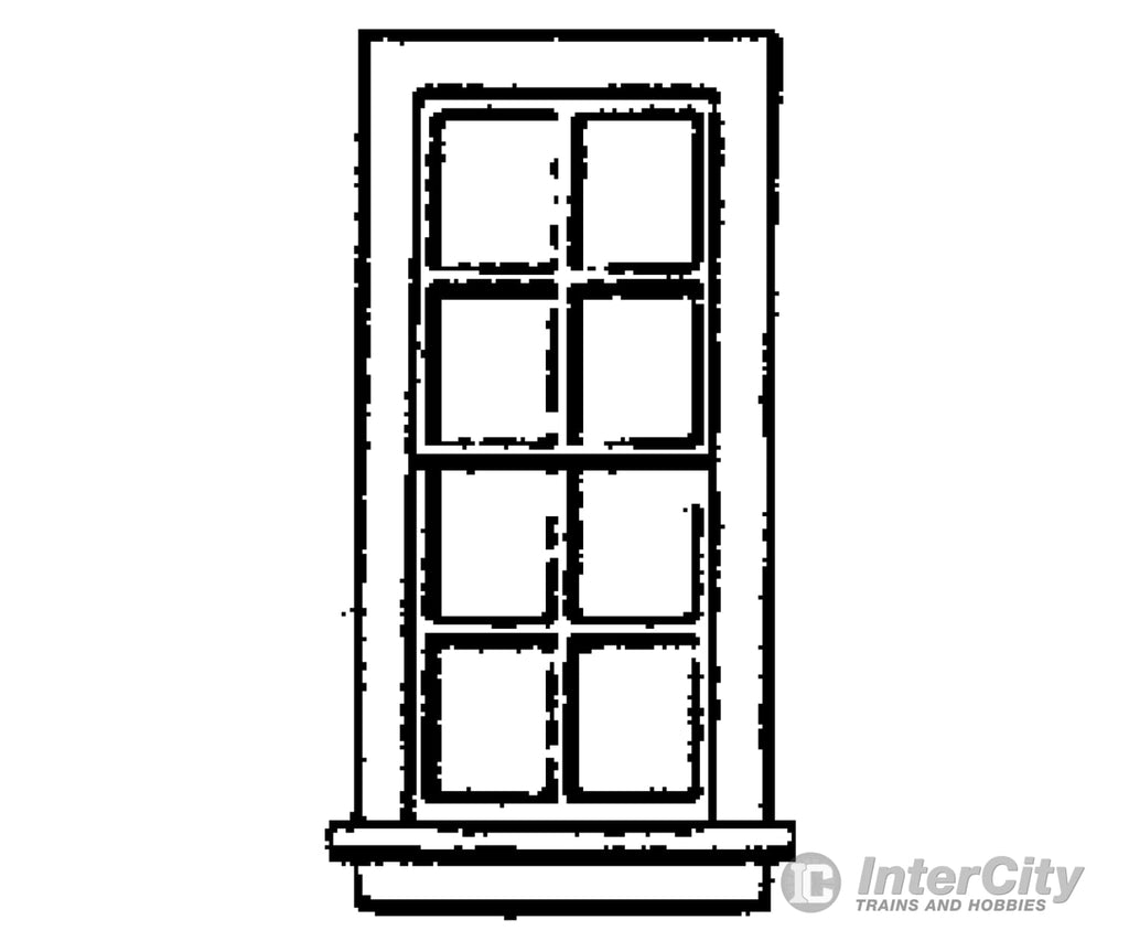Grandt Line Products 5029 Window -- Double-Hung 8-Pane - Scale 27 X 64’ 68.6 163Cm Pkg(8) Scratch