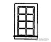 Grandt Line Products 5030 Window -- Double-Hung 8-Pane - Scale 27 X 48’ 68.6 122Cm Pkg(8) Scratch