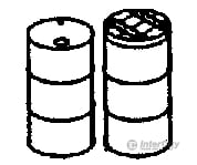 Grandt Line Products 5041 Drums & Lids -- 55-Gallon 126L Pkg(12) Scenery Details