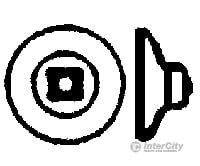 Grandt Line Products 5046 Nut-Bolt-Washer (Plastic) -- 1-3/4’ Square Nut Pkg(175) Detailing Parts