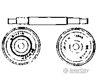Grandt Line Products 5055 Wheelsets -- Plastic 26 Griffin-Denver (For Scenic Use Only) Couplers &