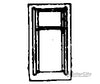 Grandt Line Products 5069 Window -- Narrow For Drgw Coach Pkg(30) Detailing Parts