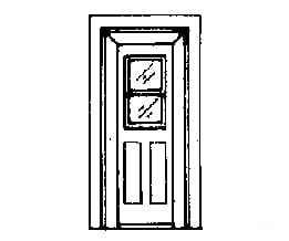 Grandt Line Products 5070 Door -- Drgw Coach Ends Detailing Parts