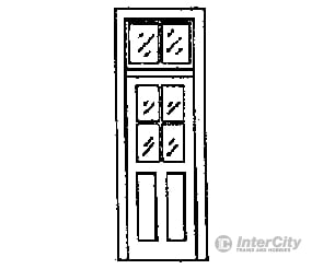 Grandt Line Products 5072 Door -- 4-Pane Window W/Transom Detailing Parts