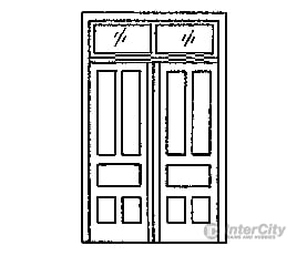 Grandt Line Products 5073 Door -- Double W/Transom Detailing Parts