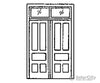 Grandt Line Products 5073 Door -- Double W/Transom Detailing Parts
