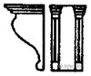 Grandt Line Products 5074 Corbels -- Double-S 3’8’ 112Cm Height Pkg(12) Detailing Parts