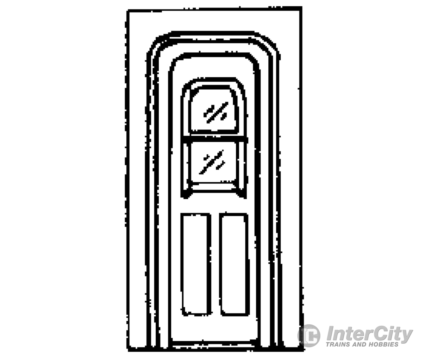 Grandt Line Products 5078 Door -- Coach End W/Arch Top Detailing Parts