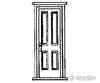 Grandt Line Products 5088 Door -- Station Style W/4 Panels 30’ X 7’6’ Pkg(3) Scratch Building