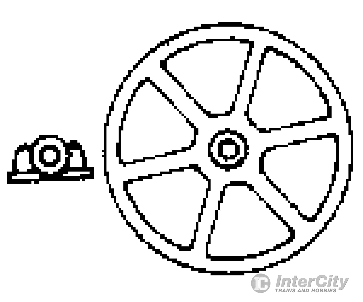 Grandt Line Products 5091 Sheave Head-Frame 60’; Pkg(2) Detailing Parts