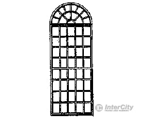 Grandt Line Products 5092 Window -- Round Top - Scale 60 X 150’ 152 381Cm Pkg(4) Detailing Parts