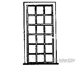 Grandt Line Products 5097 Window -- Engine House 18-Pane Scale 42 X 91’ 107 231Cm Pkg(6)