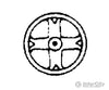 Grandt Line Products 51 Old-Time Brake Wheel -- 15’ Rio Grande Detaling Parts