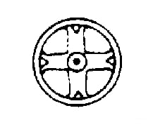 Grandt Line Products 51 Old-Time Brake Wheel -- 15’ Rio Grande Detaling Parts