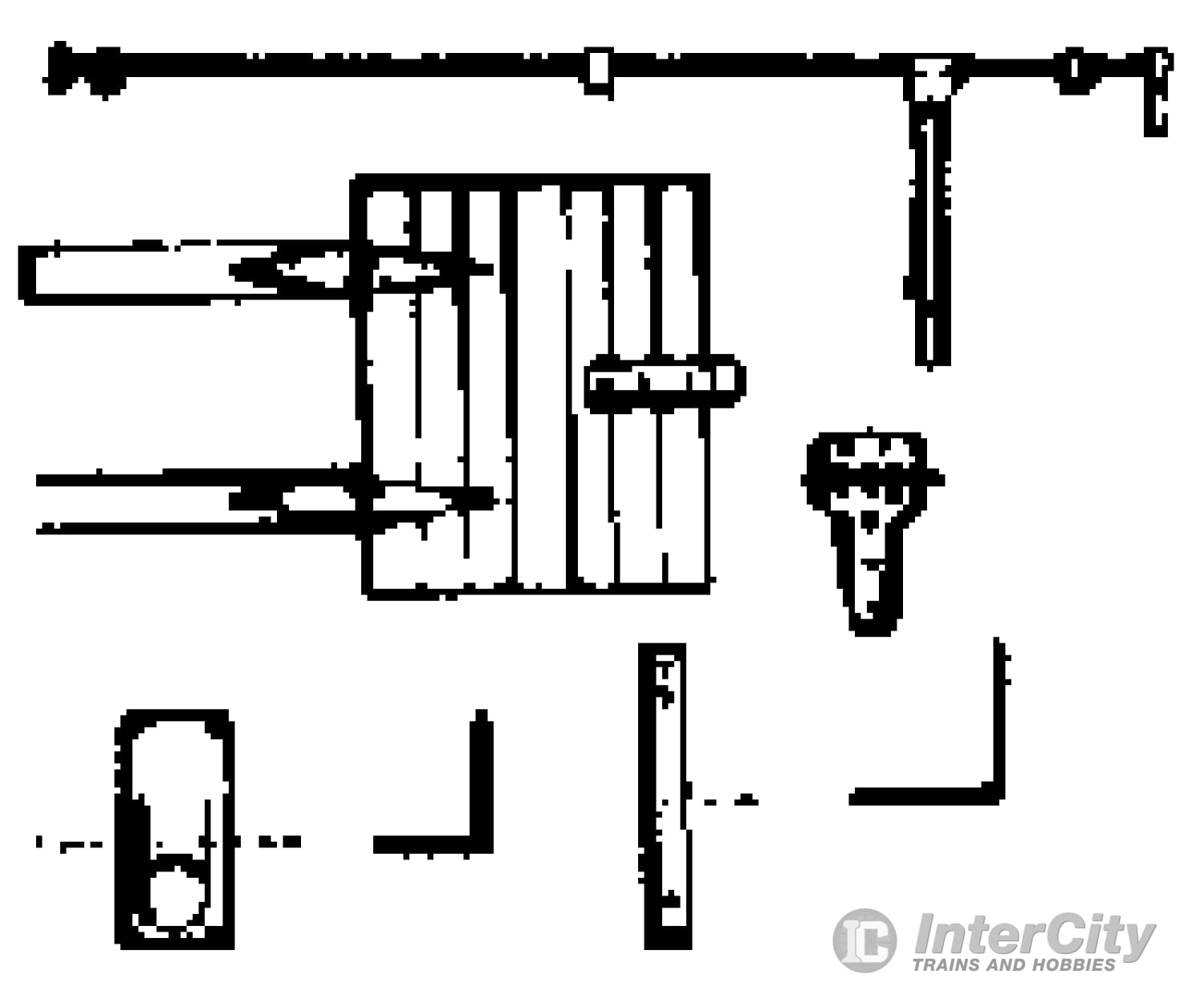 Grandt Line Products 5106 Standard Gauge Refrigerator Car Hardware Set Detailing Parts