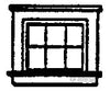 Grandt Line Products 5112 Window -- Attic 6-Pane Pkg(8) Detailing Parts