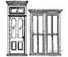 Grandt Line Products 5115 Window/Door Set -- Victorian Storefront Scratch Building Supplies