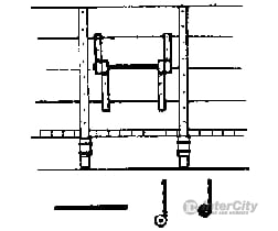 Grandt Line Products 5118 Hinge Set For Side Dump Gondolas Scratch Building Supplies