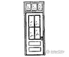 Grandt Line Products 5139 Factory Front Door W/Transom For Masonry Buildings -- Scale 39 X 92’
