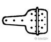 Grandt Line Products 5168 Reefer Door Hinges Scratch Building Supplies