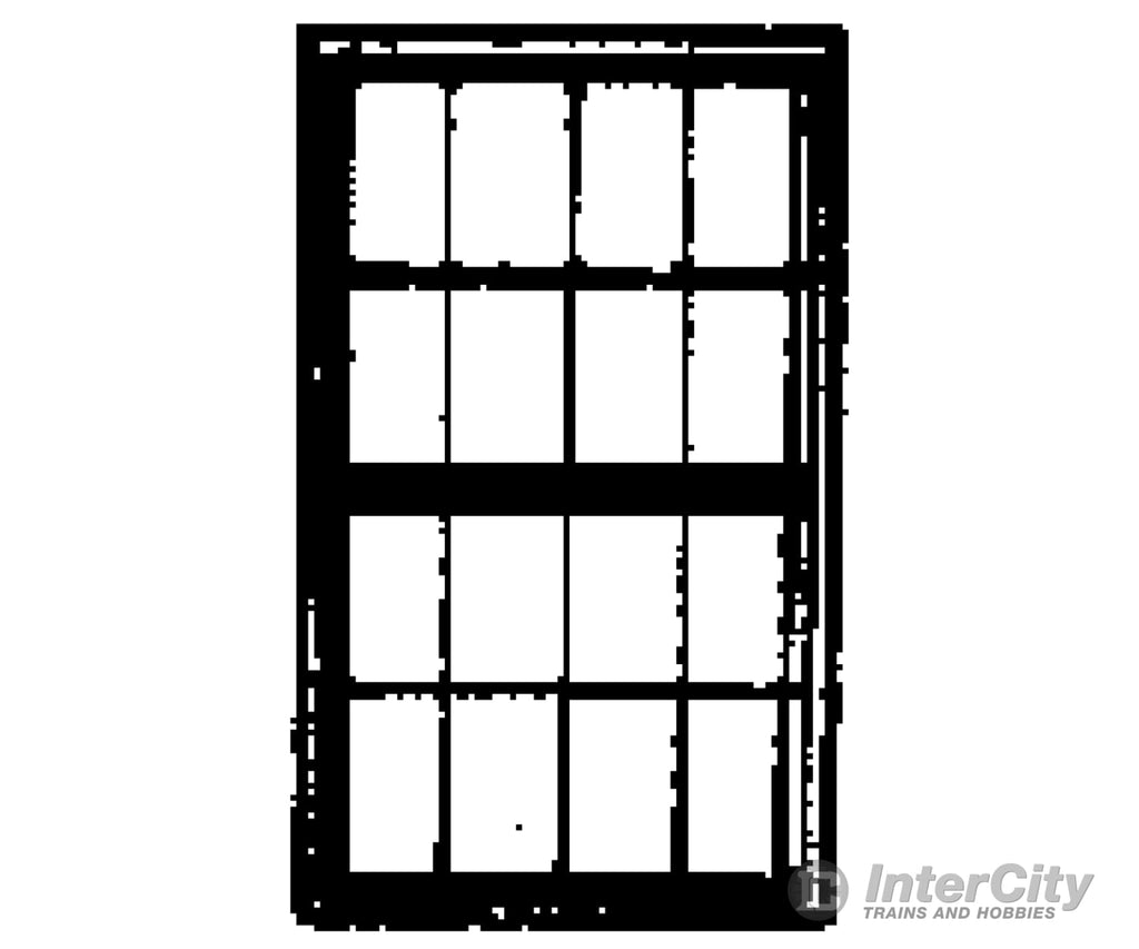 Grandt Line Products 5179 Windows -- Double-Hung Scale 42 X 72’ 107 183Cm Pkg(6) Scratch Building