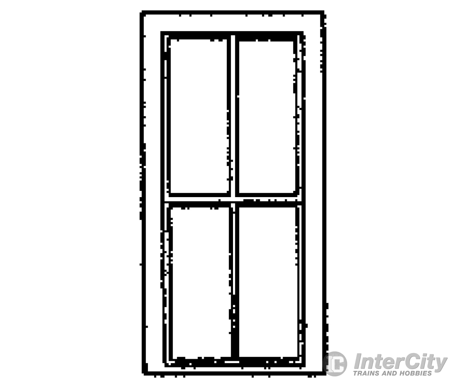 Grandt Line Products 5195 Windows -- Rio Grande Southern Style For Depot (Ophir) Scale 36 X 82’