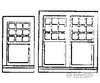 Grandt Line Products 5199 Windows -- Rio Grande Southern Depot Style: 10-Pane 24 X 44’ & 20-Pane