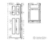 Grandt Line Products 52 Caboose Window & Door Set -- Colorado Southern Detaling Parts