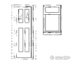 Grandt Line Products 52 Caboose Window & Door Set -- Colorado Southern Detaling Parts