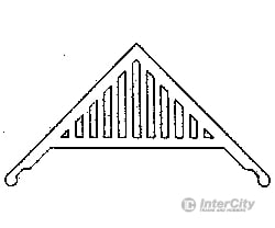 Grandt Line Products 5201 Gable Trim - Rio Grande Southern Ophir Station Style Pkg(4) Scratch