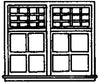 Grandt Line Products 5208 Windows -- Double Hung 85 X 48’ Scratch Building Supplies