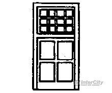 Grandt Line Products 5209 Windows -- Double-Hung 16-Pane Scale 34 X 67’ 86.4 170Cm Pkg(7) Scratch