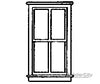 Grandt Line Products 5215 Windows -- Double 4-Pane Scale 30 X 62’ 76.2 157Cm Pkg(8) Scratch