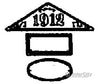 Grandt Line Products 5219 Building Date Plaques -- With Numbers Scratch Supplies