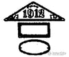Grandt Line Products 5219 Building Date Plaques -- With Numbers Scratch Supplies