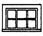 Grandt Line Products 5242 Windows -- Horizontal Scratch Building Supplies
