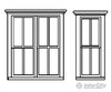 Grandt Line Products 5264 Window -- 4-Pane Single 8-Pane Double Pkg(2) Scratch Building Supplies