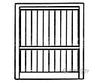 Grandt Line Products 5267 Warehouse Doors --.9 X 1.05’ 2.3 2.7Cm Pkg(2) Scratch Building Supplies