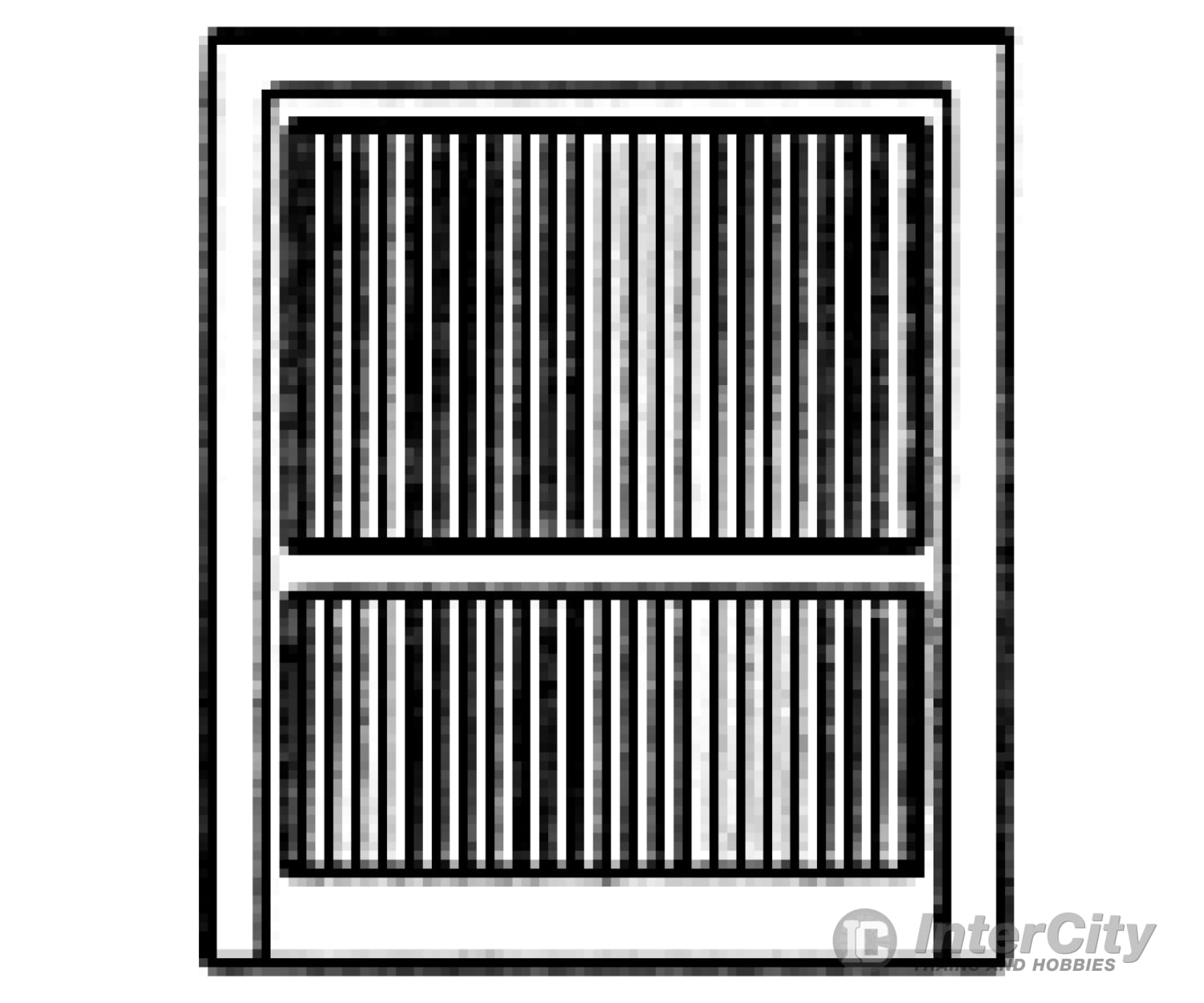 Grandt Line Products 5268 Warehouse Doors.8X1.0’ 2/ Scratch Building Supplies