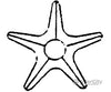 Grandt Line Products 5270 Nut-Bolt-Washer Casting -- Star-Shaped Retainers Scratch Building Supplies