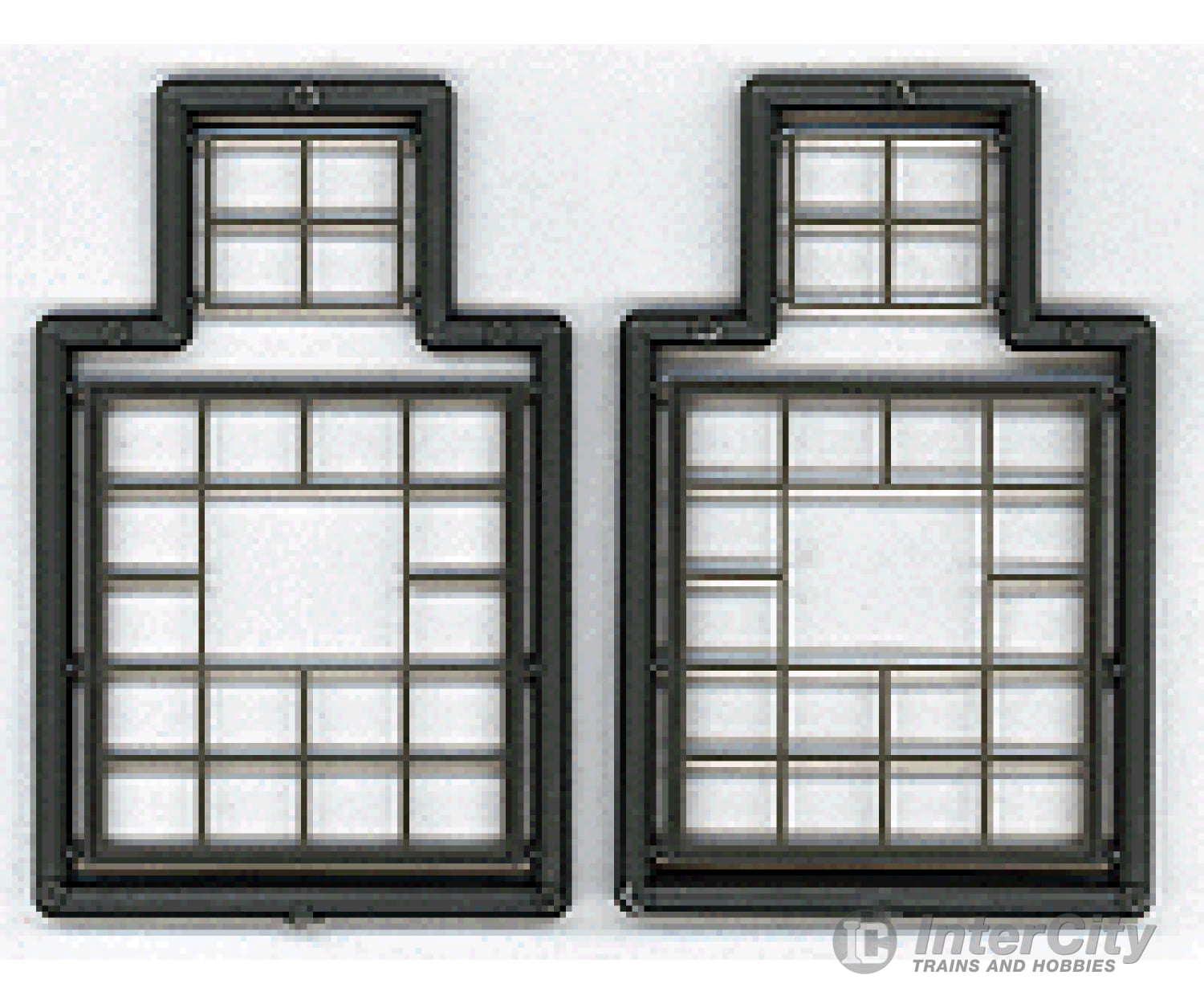 Grandt Line Products 5271 Masonry Window 20-Pane Industrial 104 X 115’ Pkg(4) Scratch Building