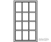 Grandt Line Products 5276 Masonry Windows Pkg(8) -- 6-Over-6 Scale 36 X 68’ 91.4 173Cm Scratch