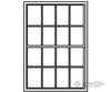 Grandt Line Products 5277 Masonry Windows Pkg(8) -- 8-Over-8 Scale 48 X 68’ 122 173Cm Scratch