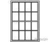 Grandt Line Products 5277 Masonry Windows Pkg(8) -- 8-Over-8 Scale 48 X 68’ 122 173Cm Scratch