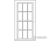 Grandt Line Products 5283 Double-Hung Windows -- 6-Over-6 38 X 86’ Pkg(4) Scratch Building Supplies